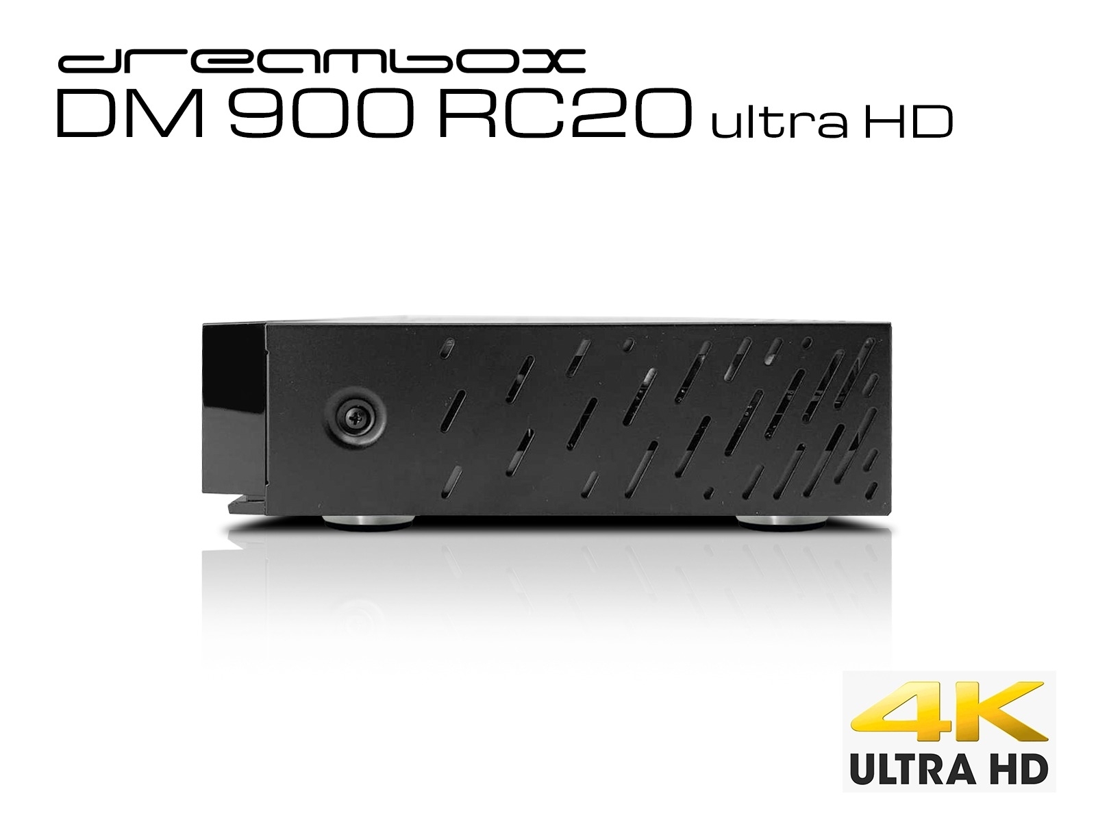 Dreambox DM 900 RC 20 ultra HD, 1x Dual C/T2 Tuner
