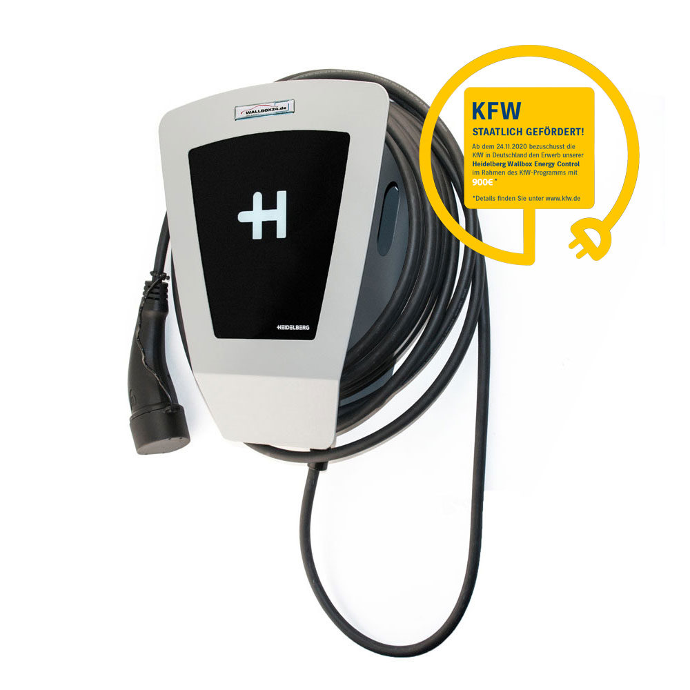 Heidelberg Wallbox Energy Control 11kW, 7,50 Meter - Hersteller-Artikelnummer 00.779.2909 (förderfähig)