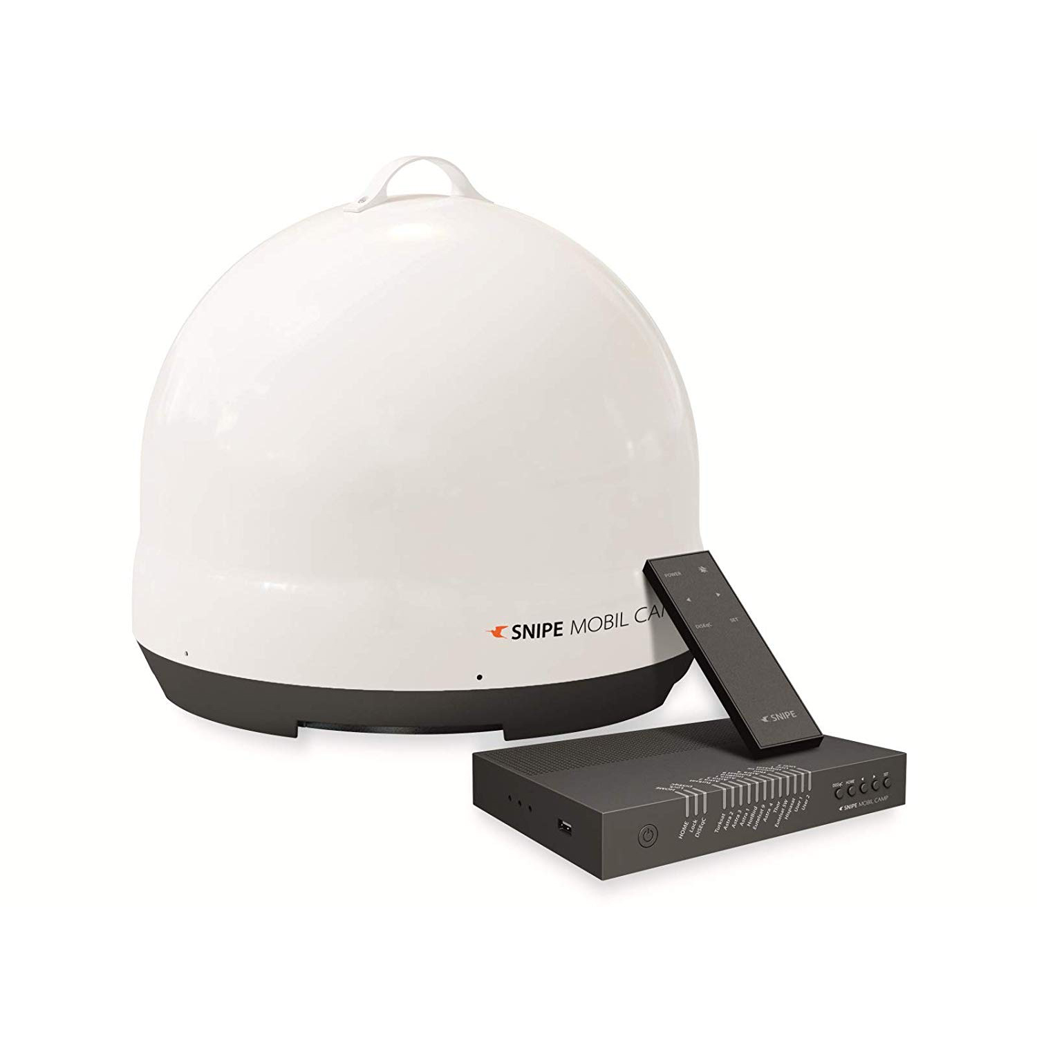 Selfsat Snipe Mobil Camp Twin - Vollautomatische Camping Antenne mit GPS