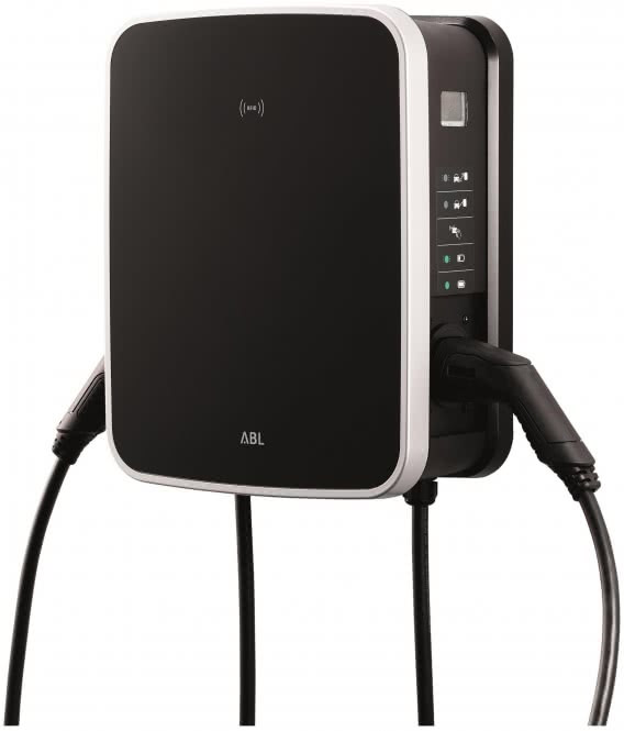 ABL SURSUM 3W2226 Wallbox eMH3 TWIN Slave, 22kW, 7,50m Kabel (förderfähig)