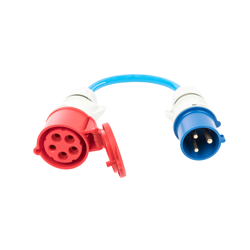 go-e Adapter 22 kW HOME+ auf CEE blau 32 A