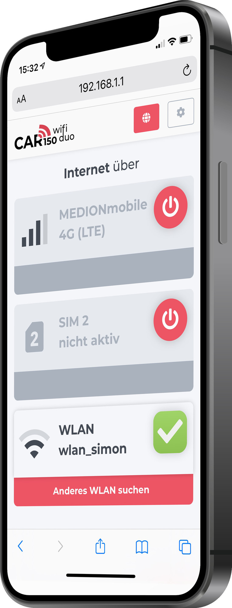 Kathrein CAR 150 WiFi Duo - Camping-Router für optimales WiFi rund um Ihr Wohnmobil