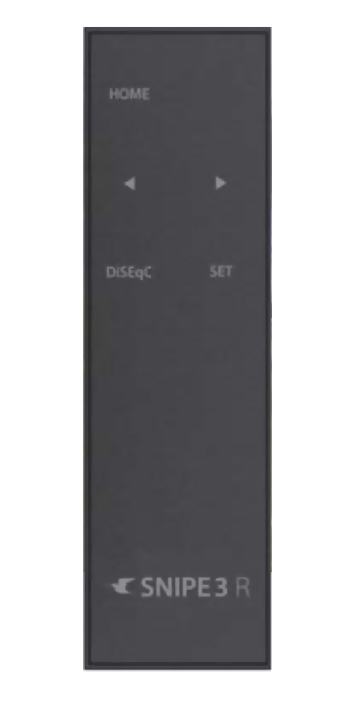 Selfsat Snipe 3 R Single mit Fernbedienung - Vollautomatische Satelliten Camping mit GPS-Modul