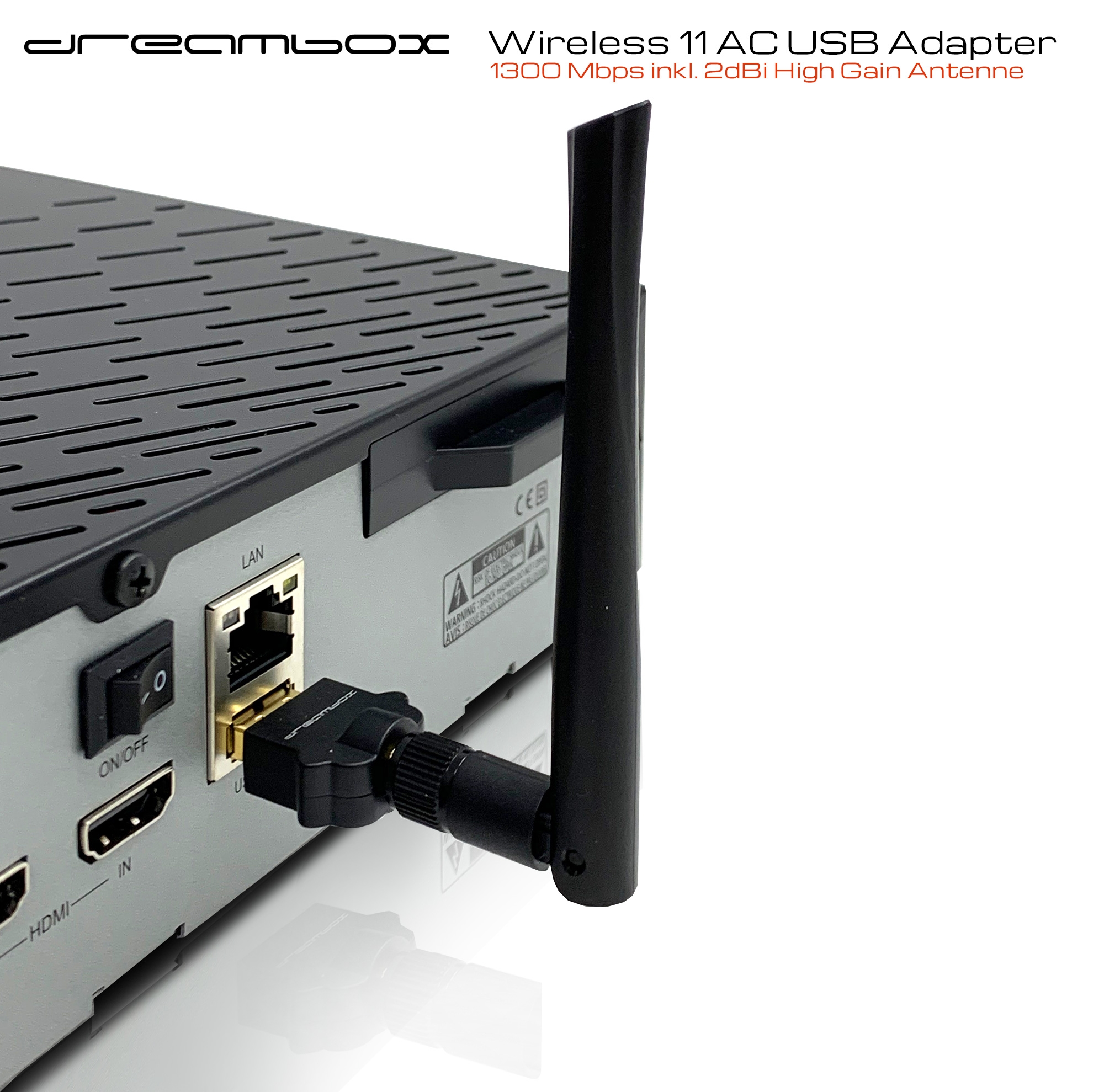 Dreambox Dual Band Wireless 1300 Mbps inkl Antenne