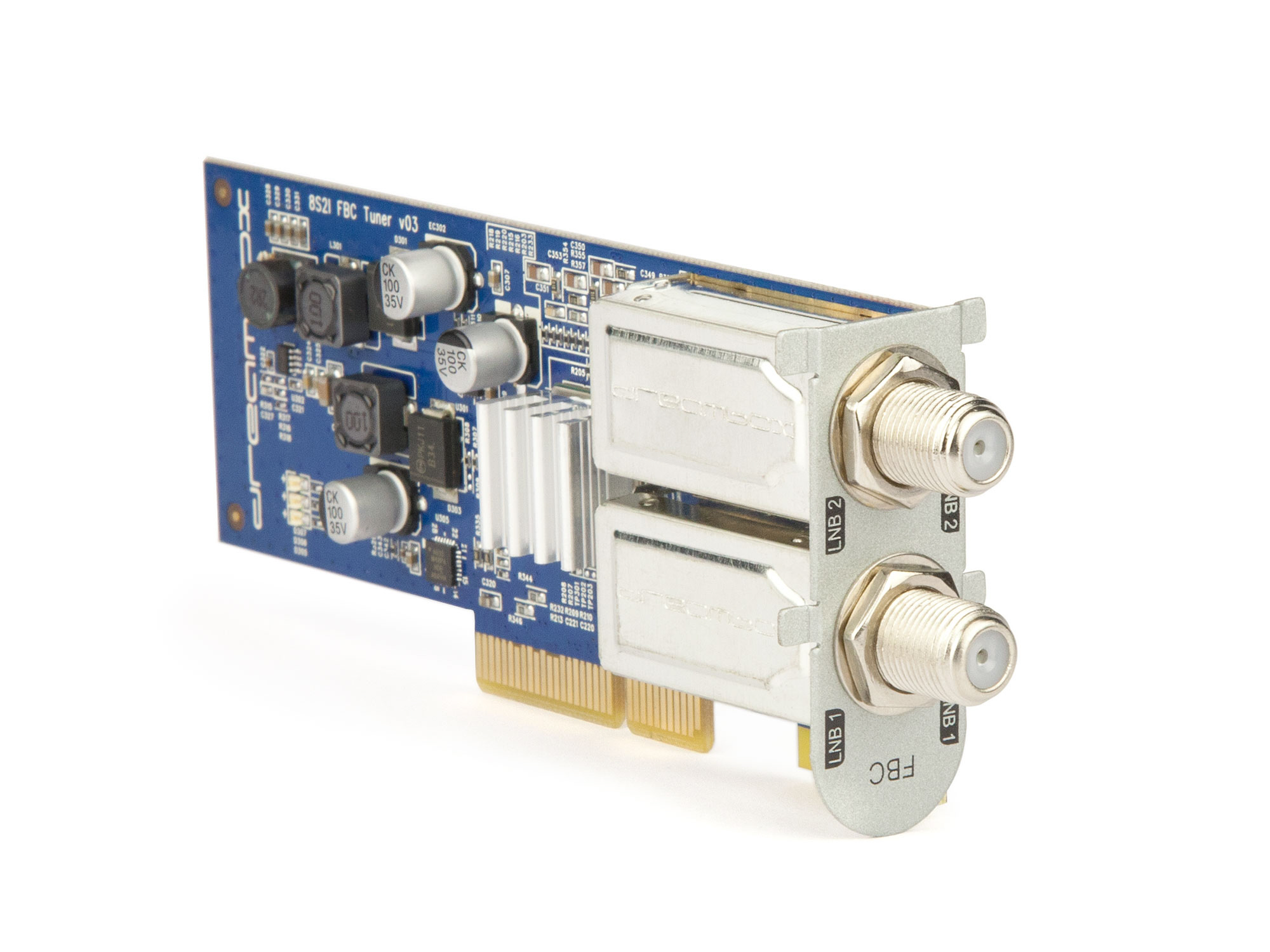 Dreambox DVB-S2X-MS MultiStream FBC Twin Tuner (8 Demodulatoren)