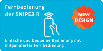 Selfsat Snipe 3 R Single mit Fernbedienung - Vollautomatische Satelliten Camping mit GPS-Modul