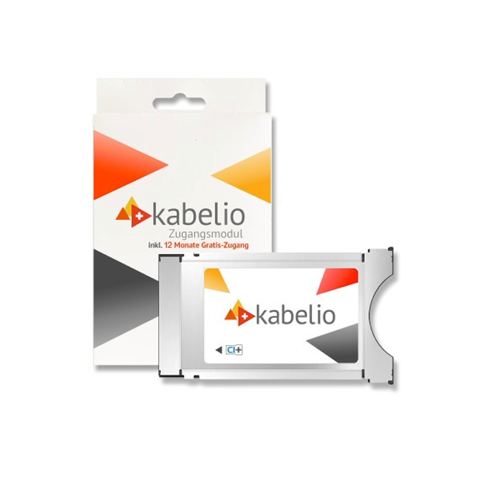 Kabelio CI+ Zugangsmodul inkl. 12 Monate Gratis-Zugang für SAT